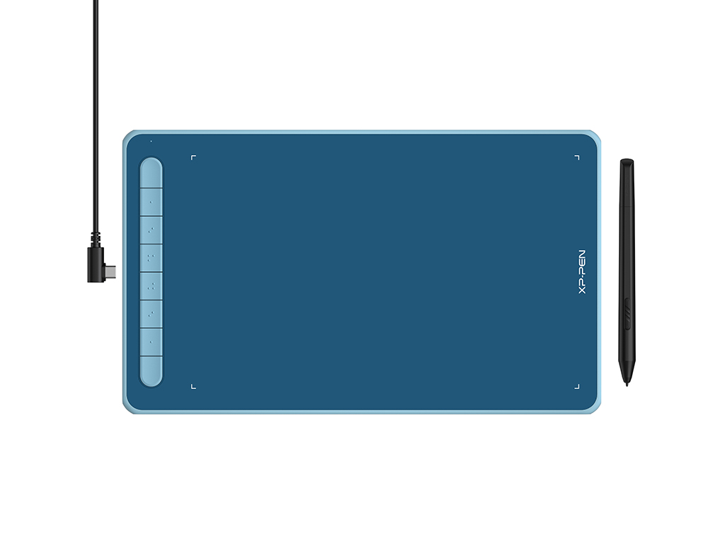 Графический планшет XPPen Deco LW синий