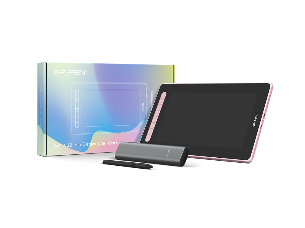 Интерактивный дисплей XP-PEN Artist  12 (2-ое поколение) розовый